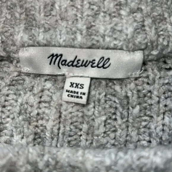 Madewell Ribbed Cotton-Blend Sweater Size XXS - Picture 10 of 11